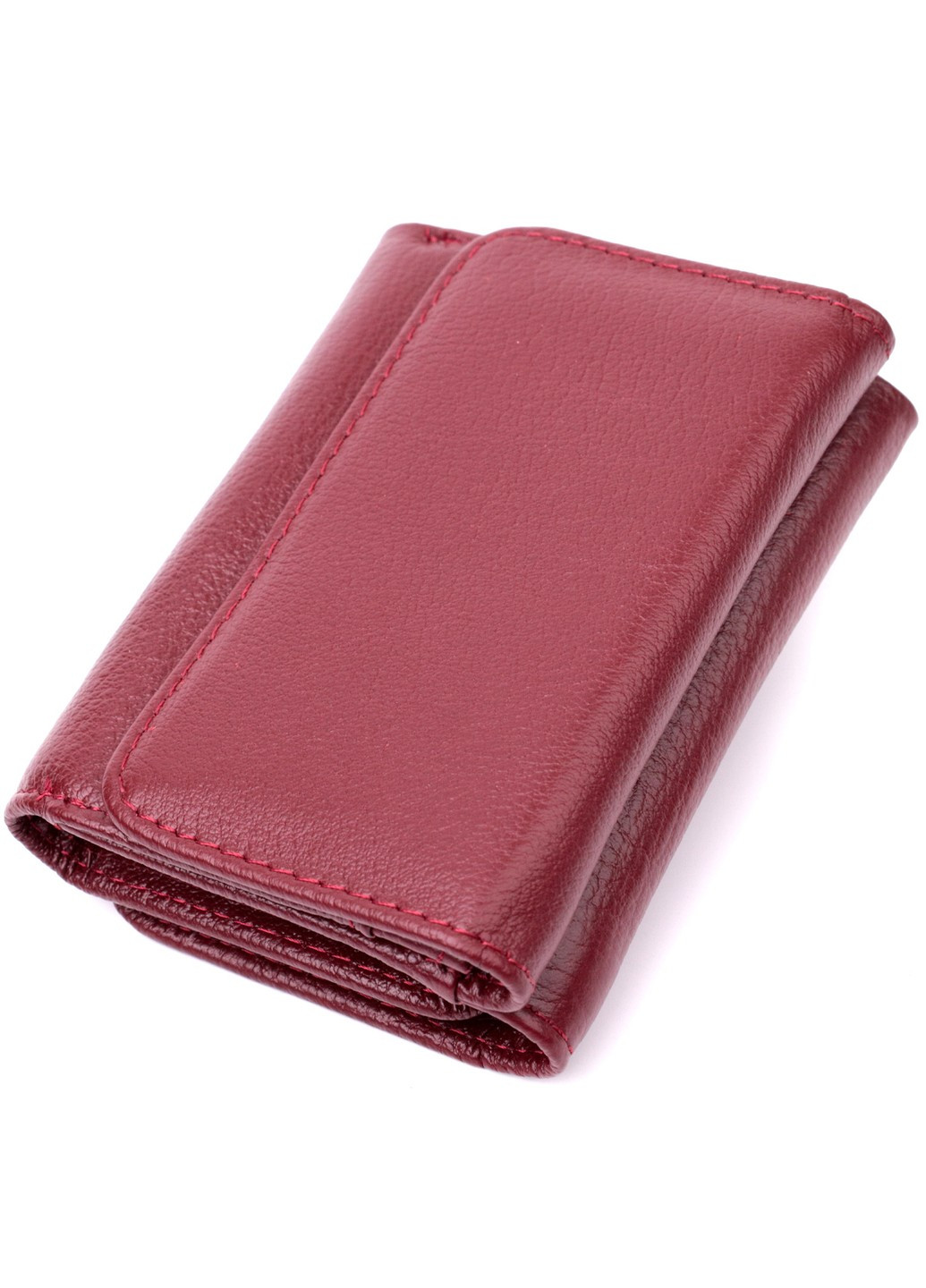 Женский кошелек горизонтального типа из натуральной кожи 19479 Бордовый st leather (277980576)
