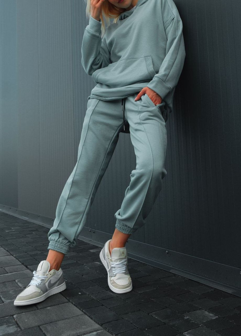 Женский спортивный костюм Turquoise цвет бирюзовый р.M/L 440222 New Trend (266423904)