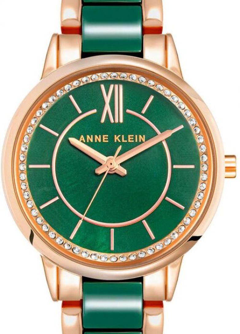 Часы AK/3344GNRG кварцевые fashion Anne Klein (260596891)
