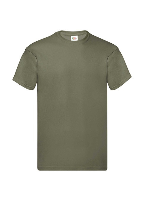 Оливковая футболка мужская original оливковый m Fruit of the Loom
