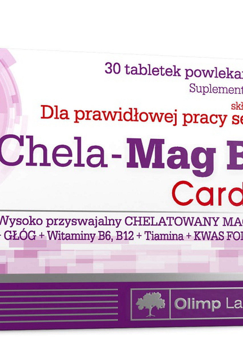 Olimp Nutrition Chela-Mag B6 Cardio 30 Tabs Olimp Sport Nutrition (256719525)