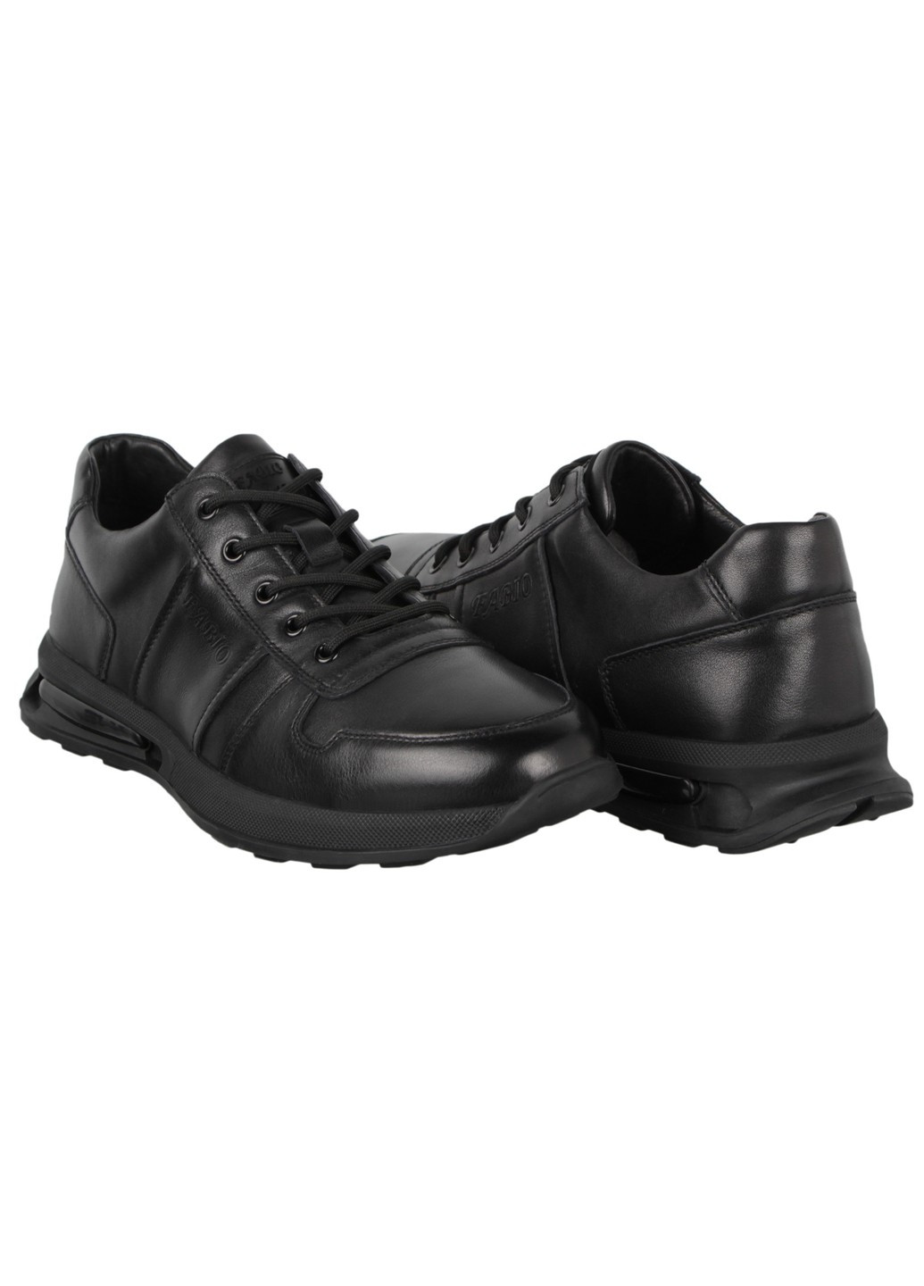 Черные демисезонные мужские кроссовки 198144 Fabio Moretti