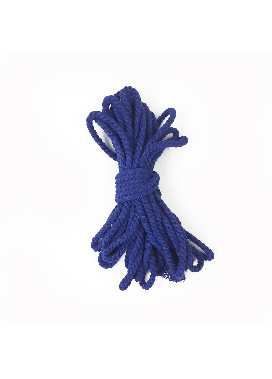 Бавовняна мотузка BDSM 8 метрів, 6 мм, колір синій Art of Sex (277236444)