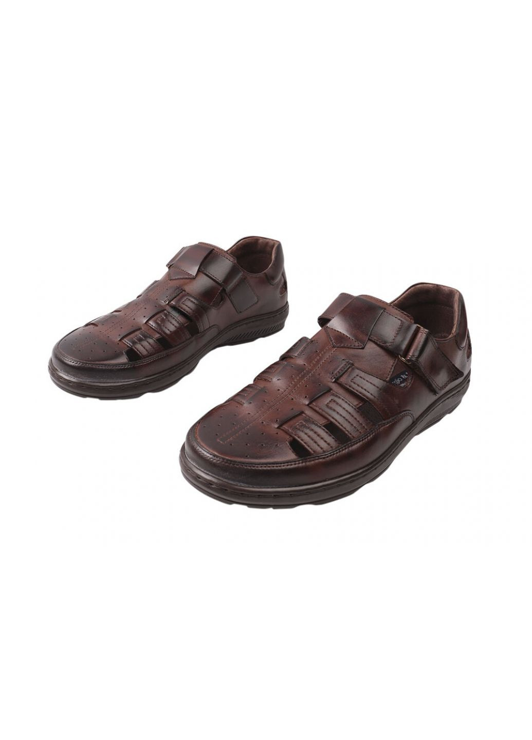 Туфлі чоловічі з натуральної шкіри, на низькому ходу, колір коричневий, Giorgio 17-21/22ltc (257437777)