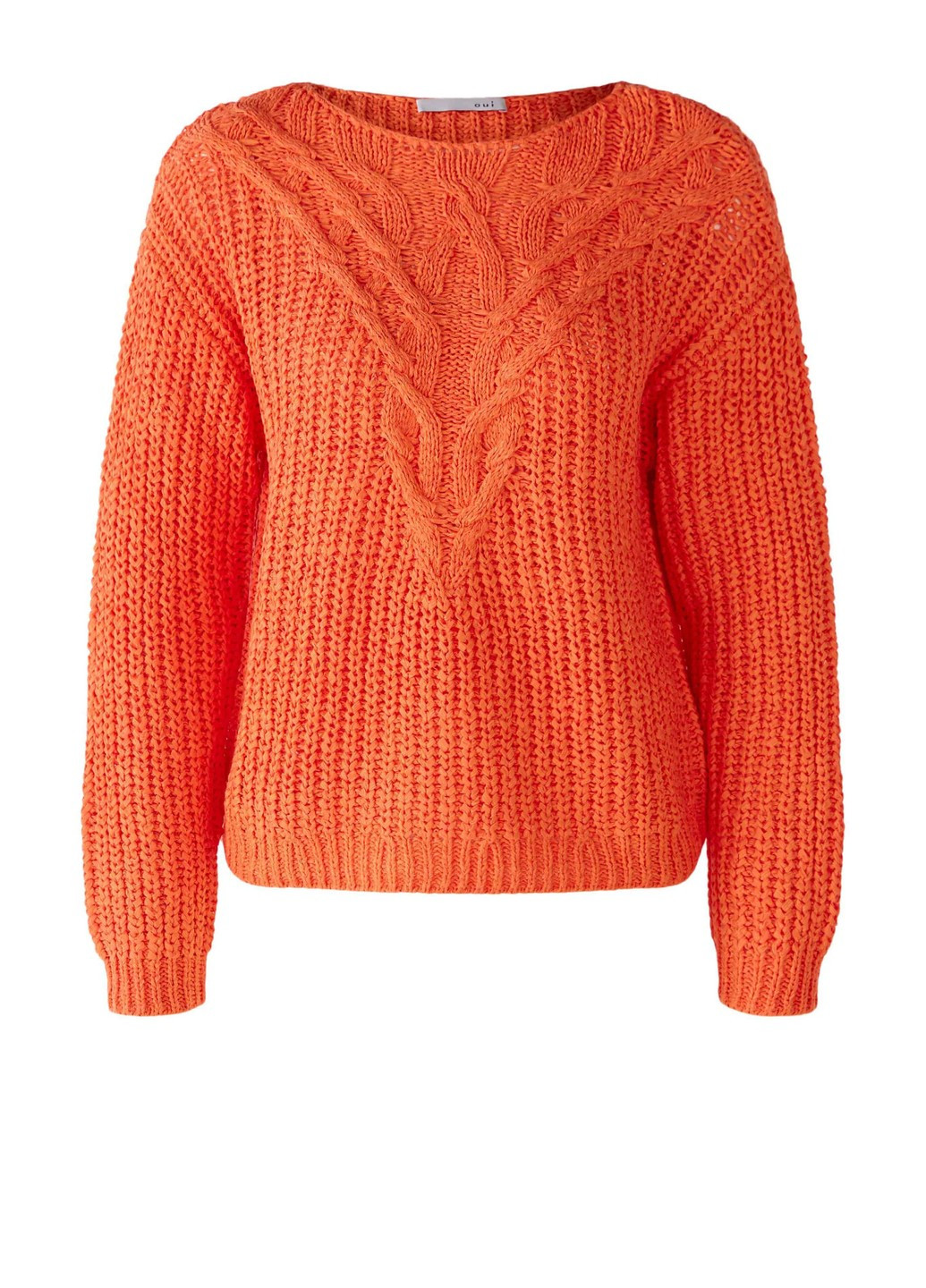Помаранчевий демісезонний жіночий джемпер помаранчевий джемпер Oui