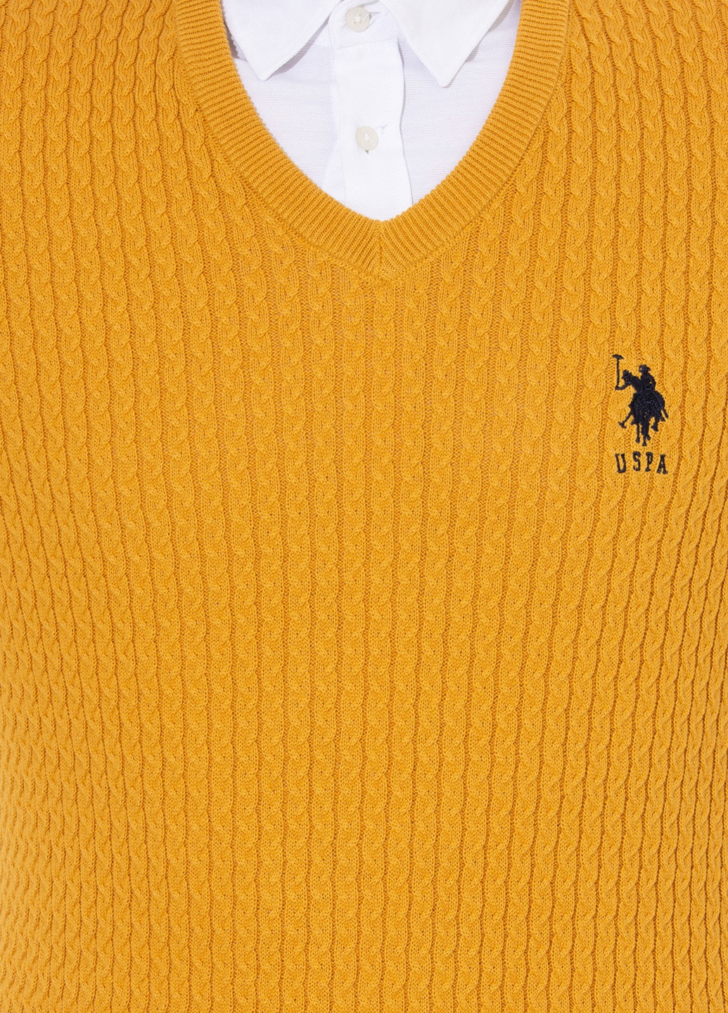 Жовтий джемпер чоловічий U.S. Polo Assn.