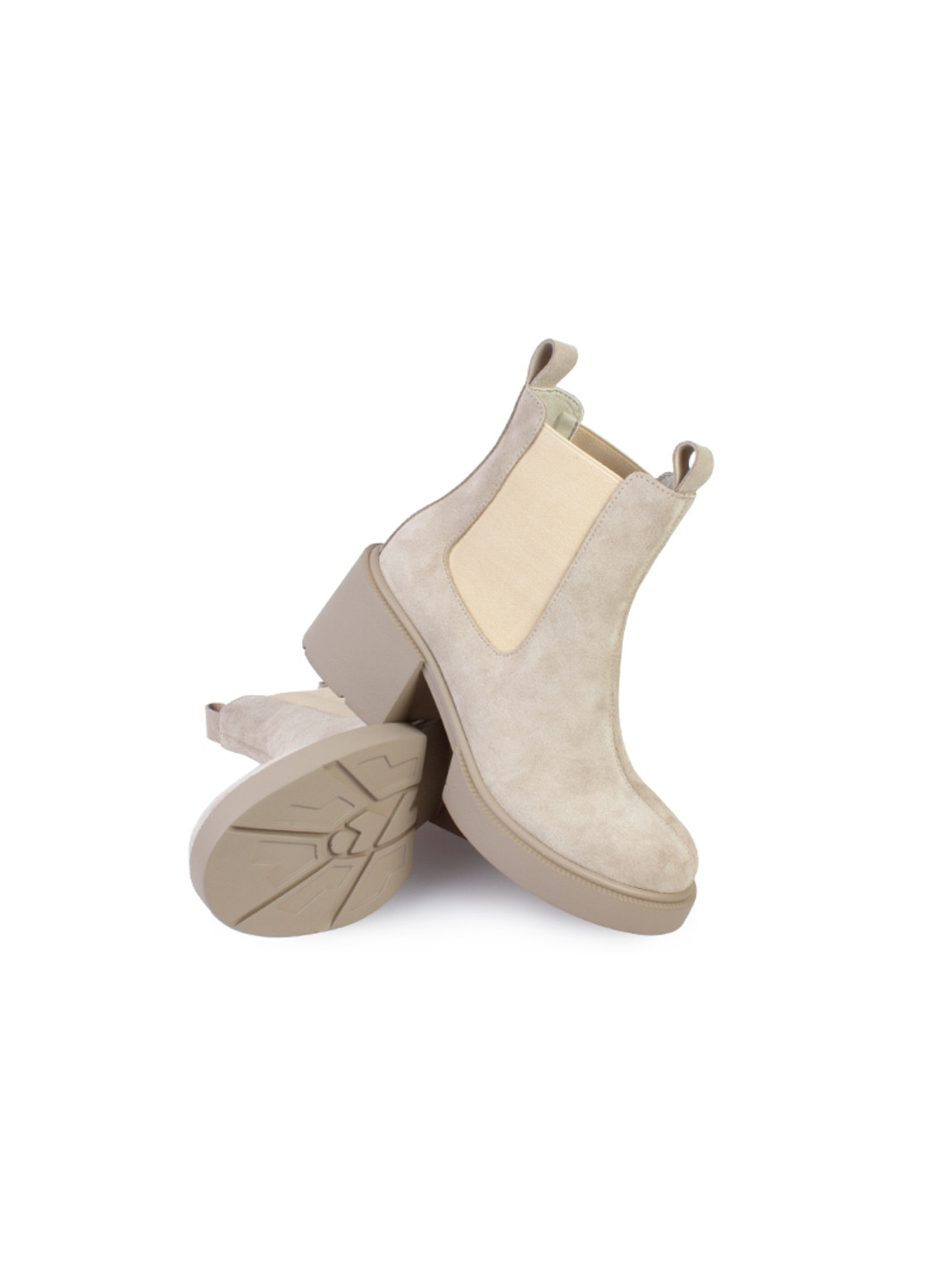 Зимние ботинки челси женские бренда 8501453_(2) ModaMilano из натурального нубука