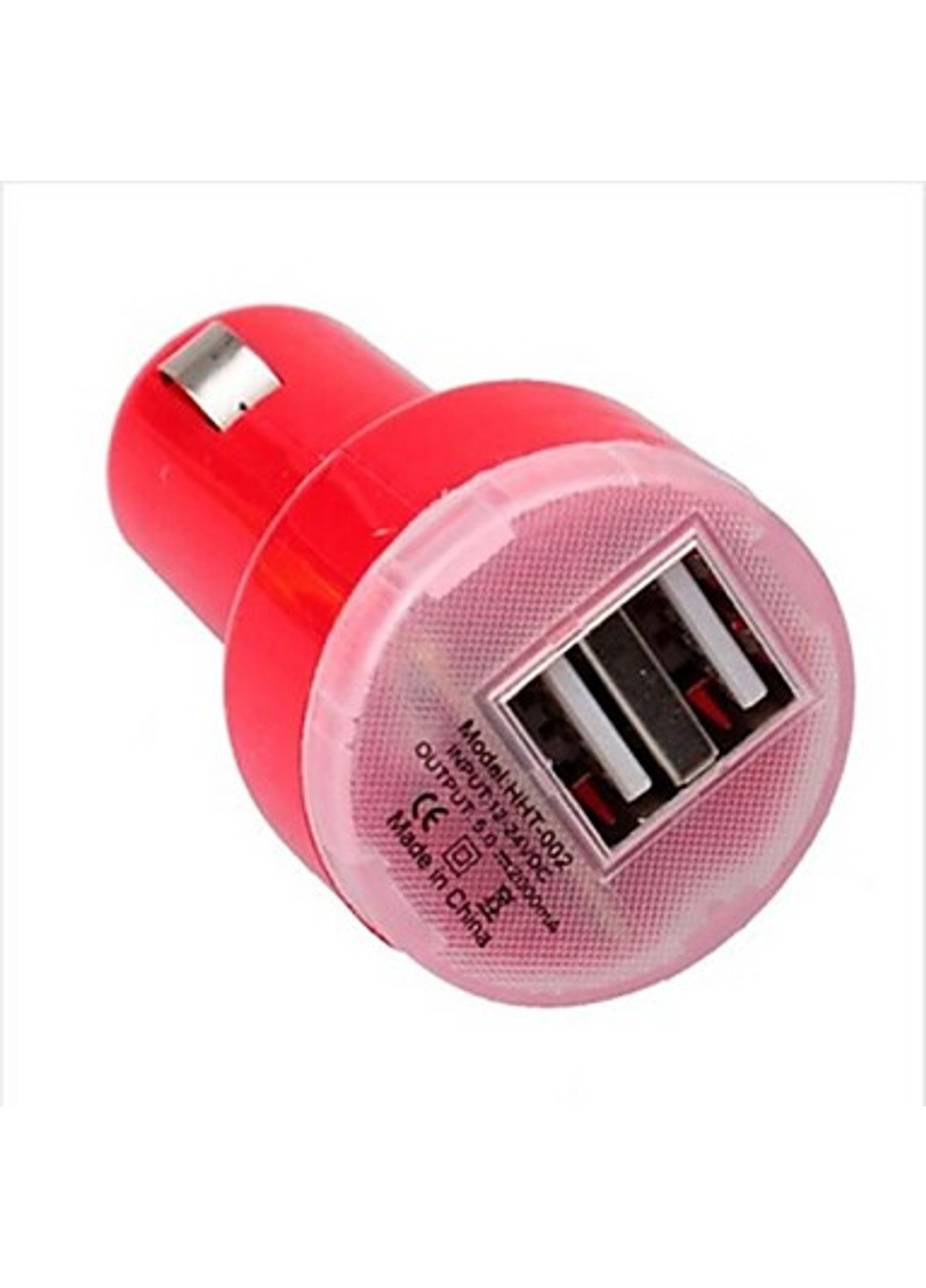 Зарядка автомобільна різні кольори 2 USB/2.1A/1A FROM FACTORY (260743352)