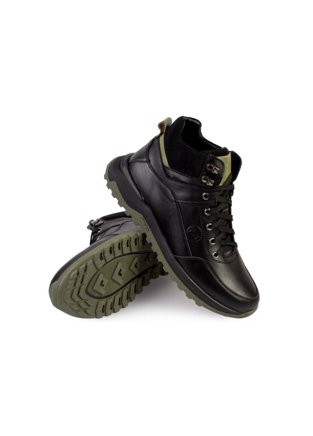 Черные зимние ботинки мужские бренда 9501001_(1) ModaMilano