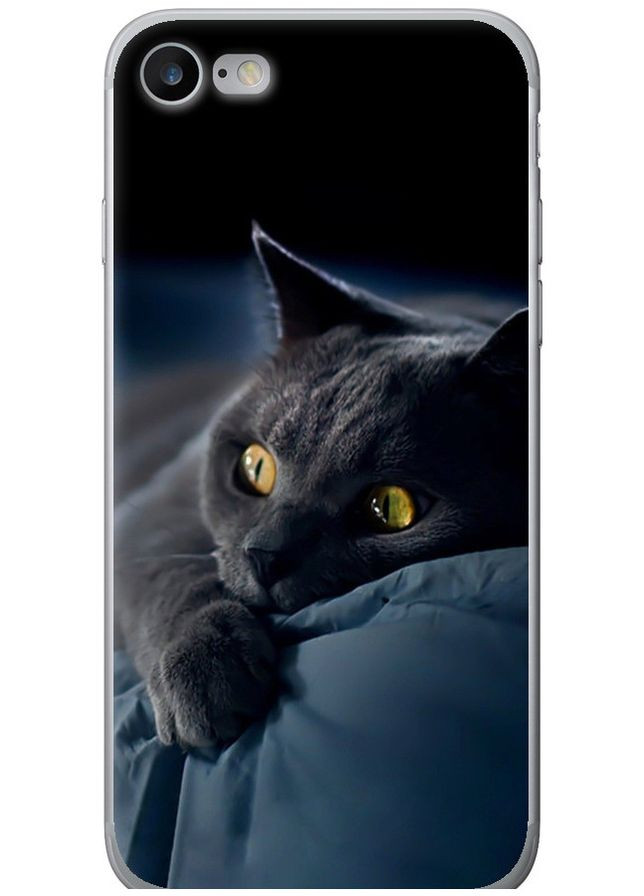 Силиконовый чехол 'Дымчатый кот' для Endorphone apple iphone 8 (265227523)
