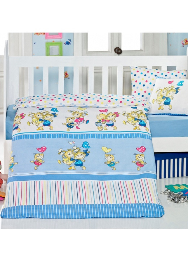 Детское постельное белье для младенцев - Pitircik Mavi Eponj Home (258655727)
