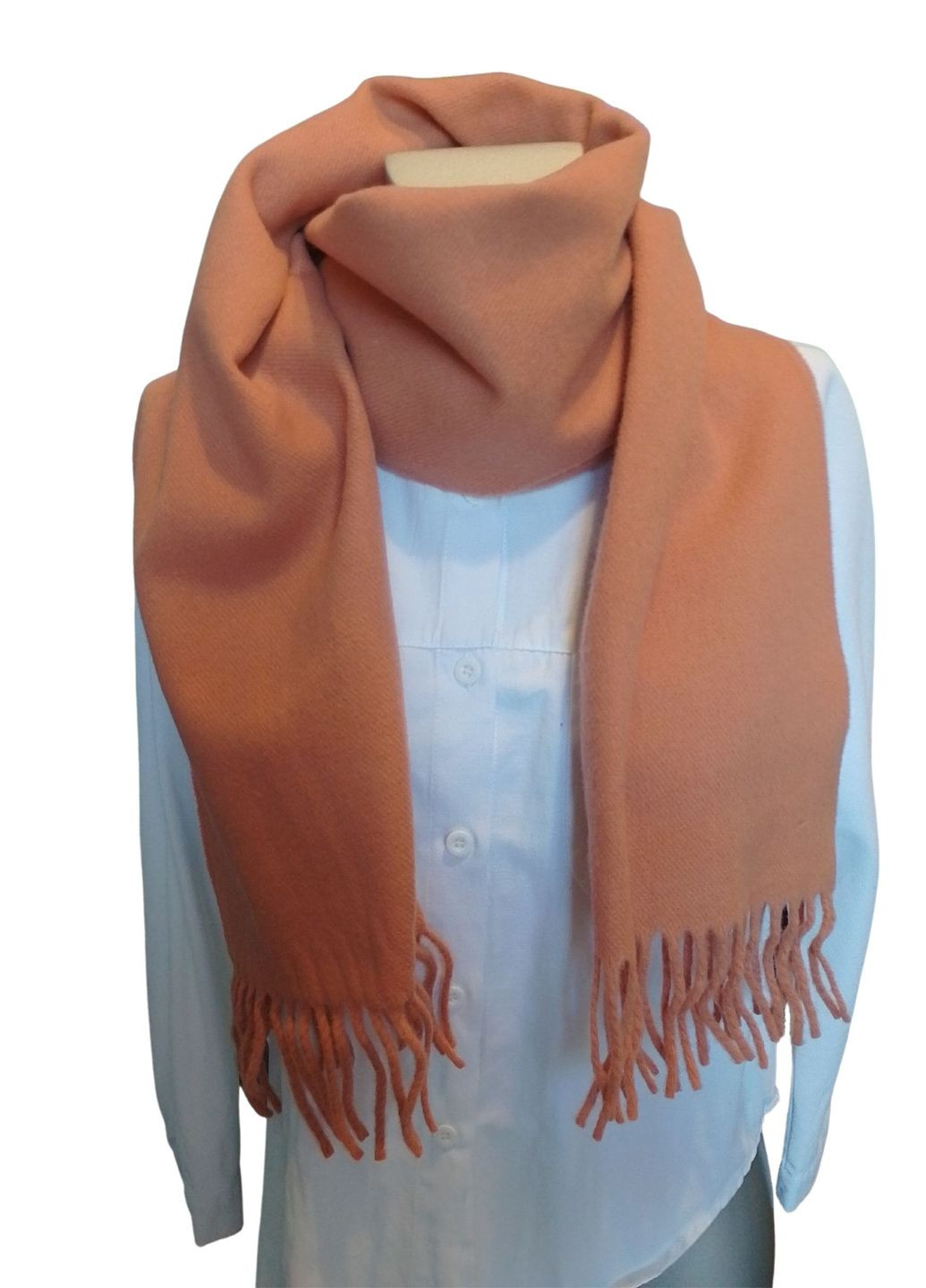 Широкий шерстяний шарф-шаль JAGO (268218808)