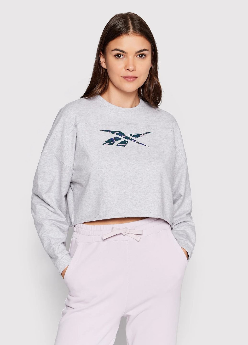 Сірий світшот Reebok (270012475)