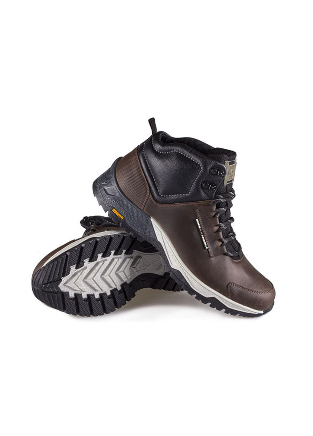 Коричневые осенние ботинки мужские бренда 9100333_(8м) Grunwald