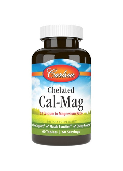 Chelated Cal-Mag 60 Tabs Carlson Labs (258646292)