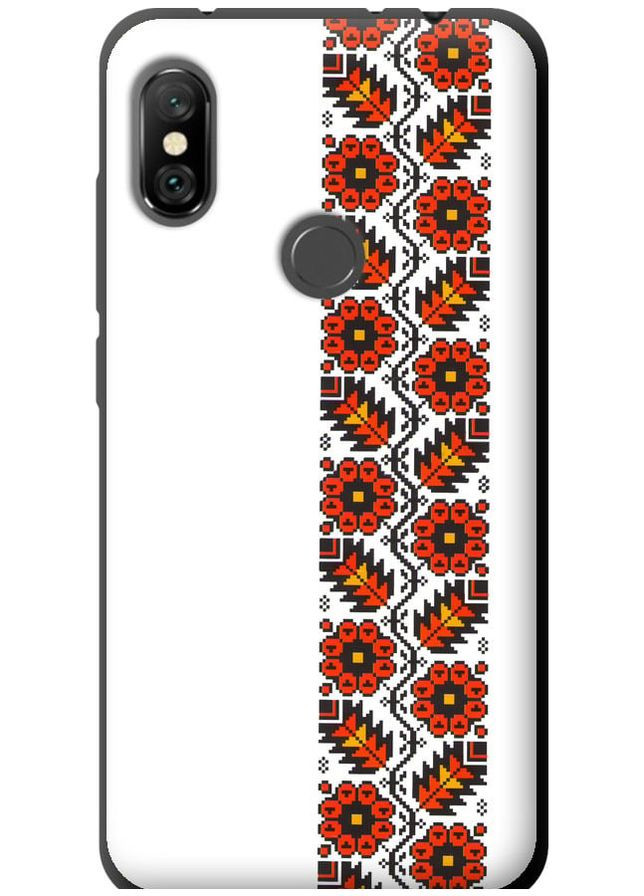 TPU чорний чохол 'Вишиванка 29' для Endorphone Xiaomi Redmi Note 6 Pro (269344560)