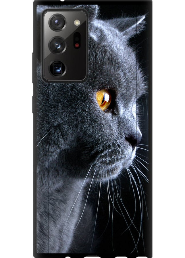 TPU чорний чохол 'Гарний кіт' для Endorphone samsung galaxy note 20 ultra (258086454)