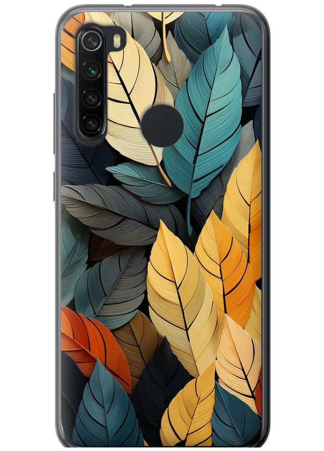 Силіконовий чохол 'Кольорове листя' для Endorphone Xiaomi Redmi Note 8 (265393681)