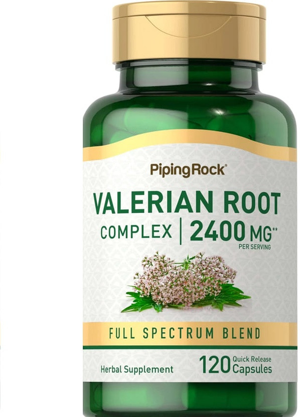Valerian Root 2400 mg 120 Caps Piping Rock (257561347)