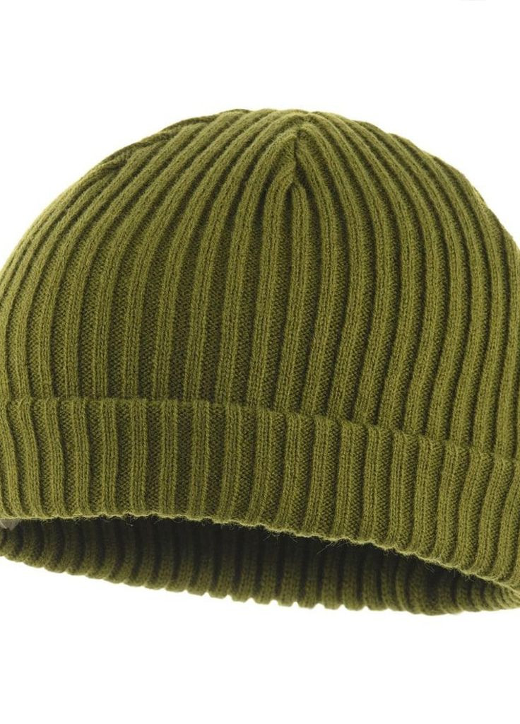 шапка в'язана 100 акрил Olive M-TAC (267230278)