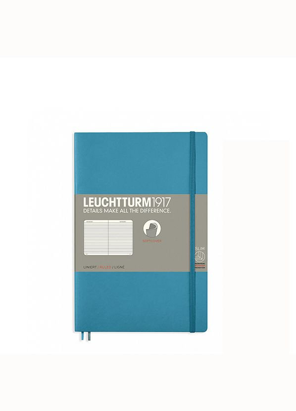 Блокнот Paperback (B6), М'яка обкладинка, блакитний, Лінія Leuchtturm1917 (269901158)
