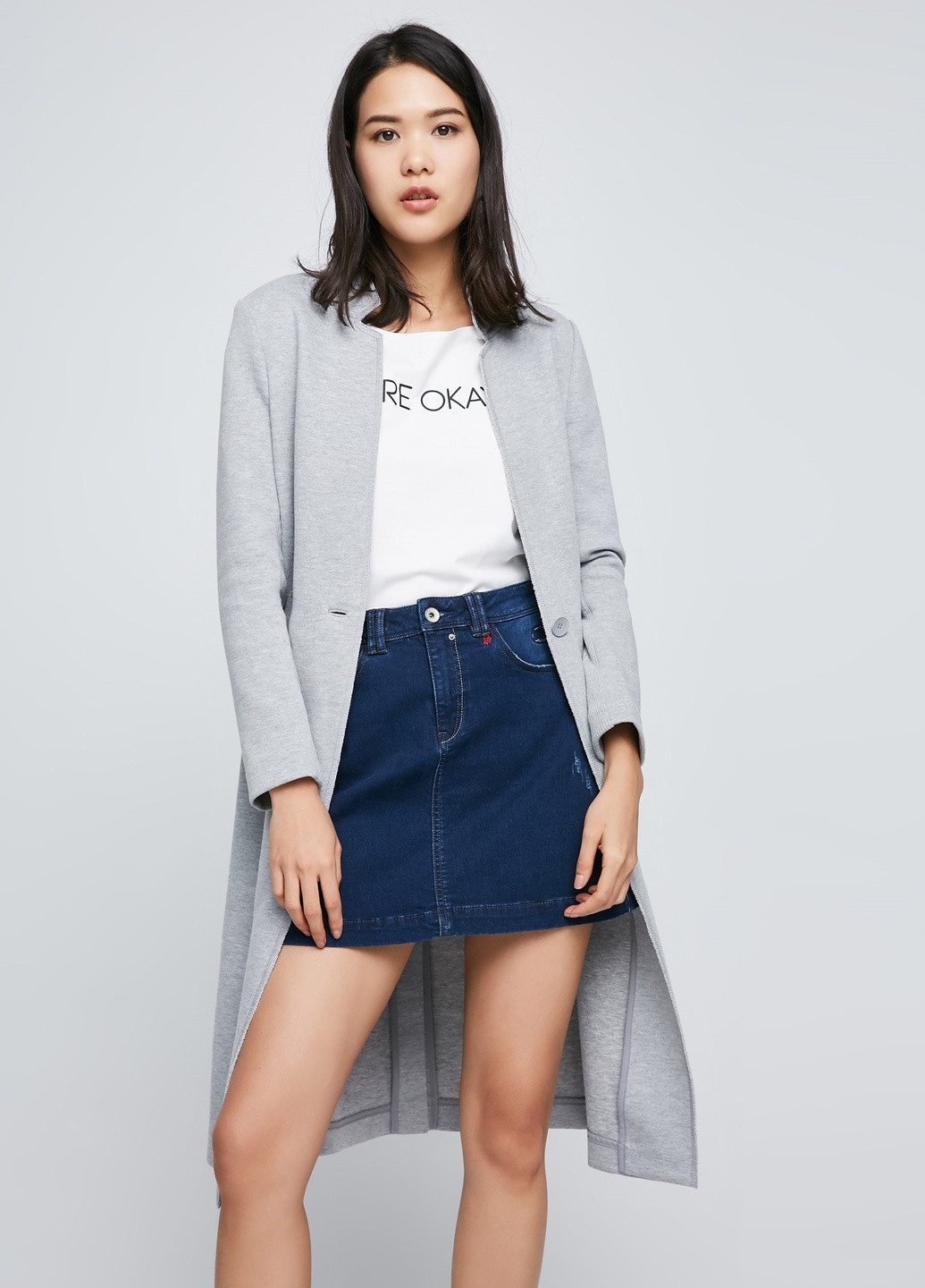 Сіре Пальто Only