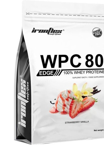 WPC 80eu EDGE 900 g /30 servings/ Strawberry Vanilla Ironflex (256723663)