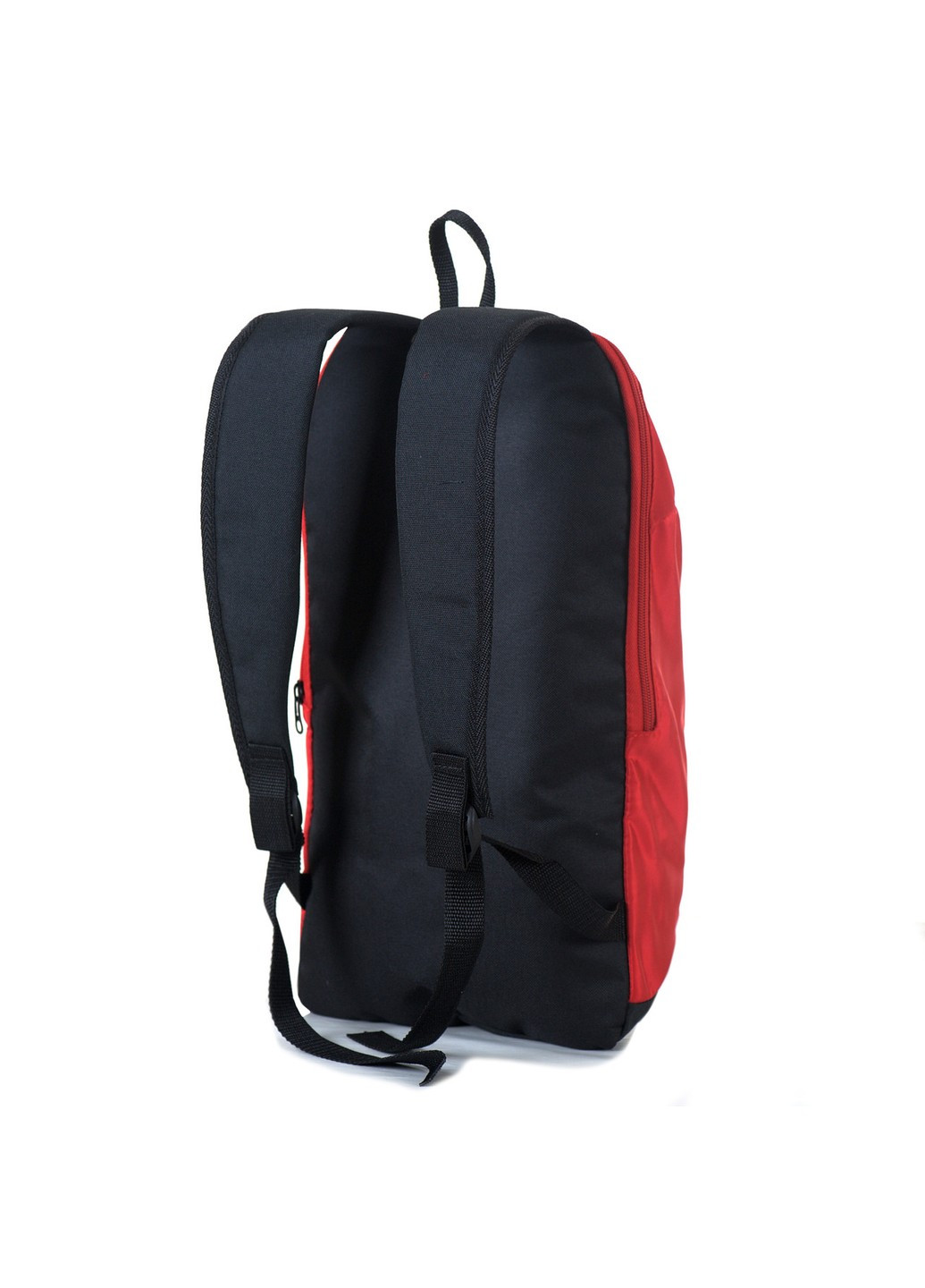 Молодіжний спортивний червоний з чорним рюкзак з міцної водонепроникної тканини легкий м'який No Brand (258591334)