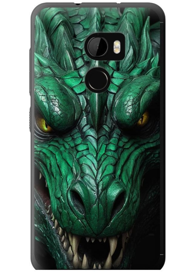 Силіконовий чохол 'Зелений дракон v2' для Endorphone HTC One X10 (275648387)