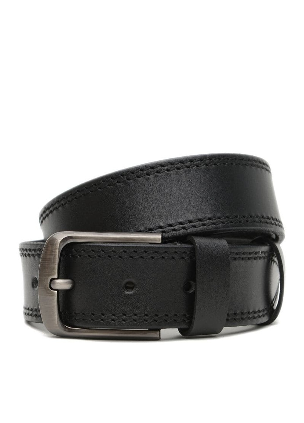 Мужской кожаный ремень V1125GX11-black Borsa Leather (266143231)