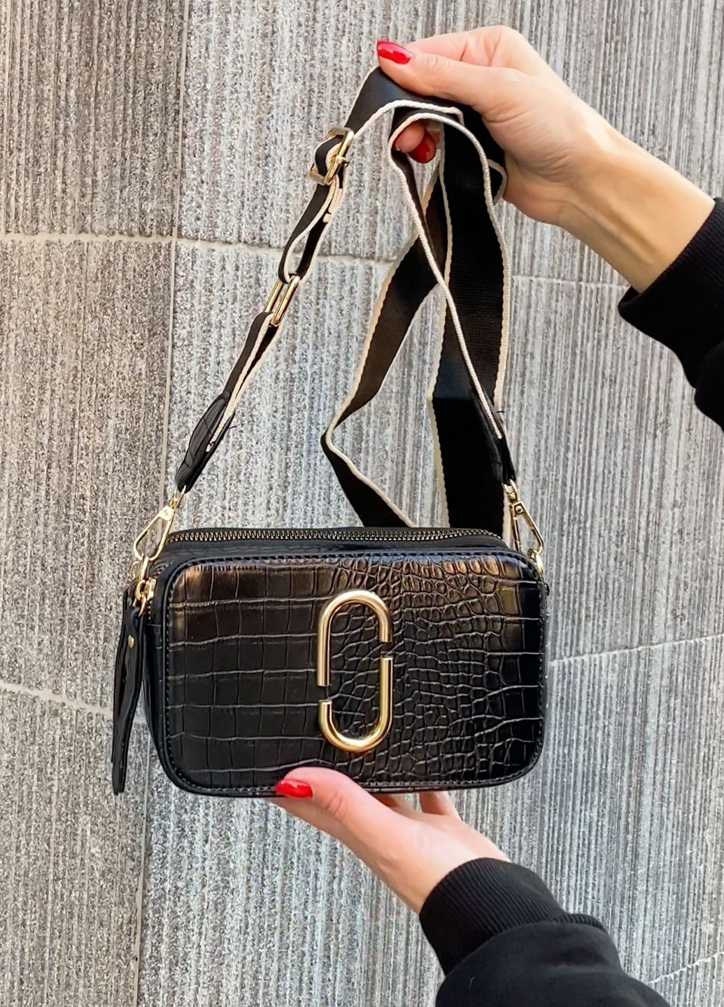 Женская сумка кросс-боди черная No Brand (270364777)