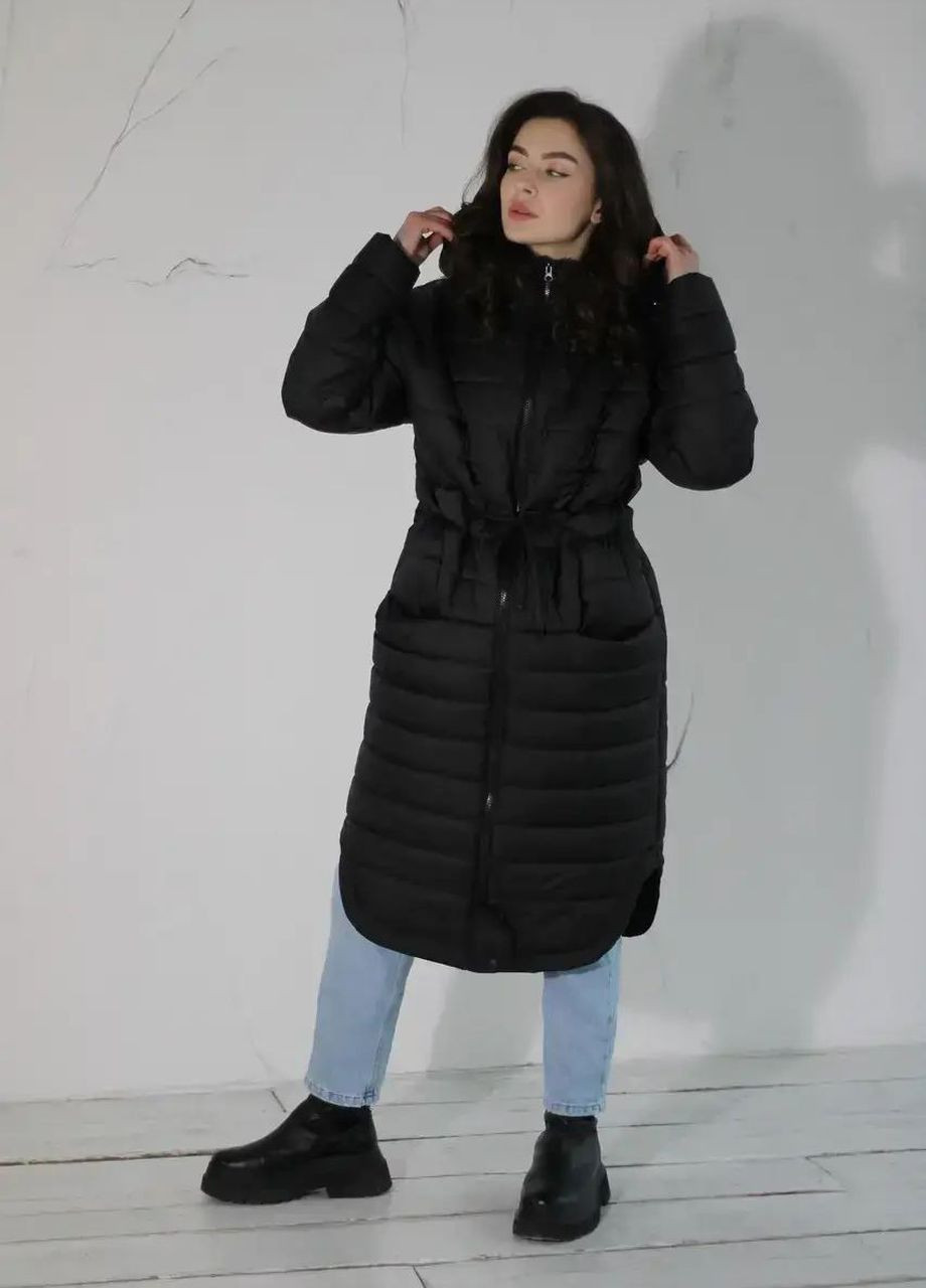 Чорна демісезонна осіння жіноча куртка SK