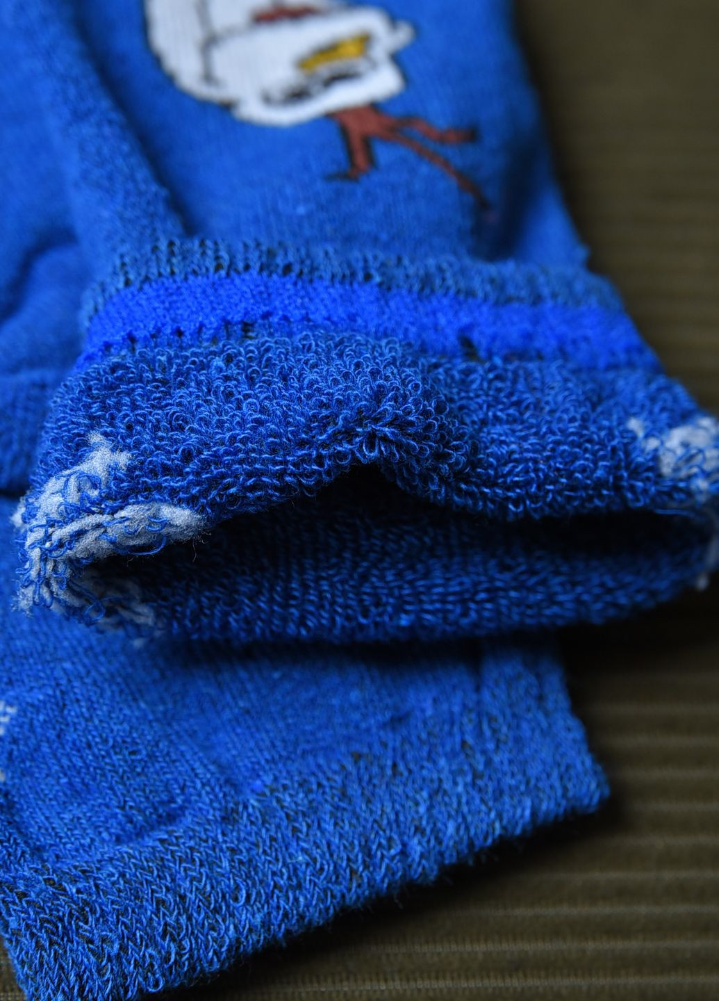 Носки махровые детские для мальчика синего цвета размер 26-30 Let's Shop (265300262)