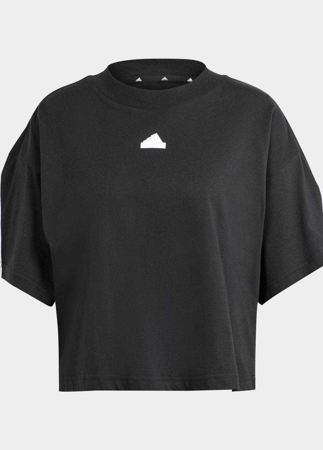 Чорна всесезон футболка future icons 3-stripes adidas