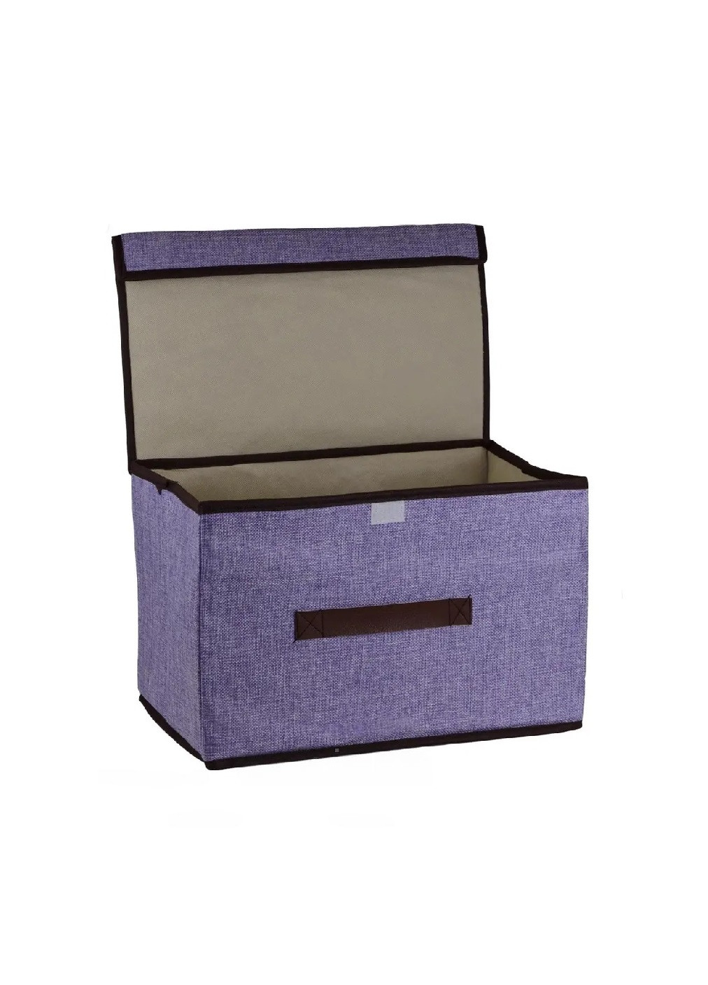 Органайзер короб ящик бокс для хранения вещей одежды белья игрушек аксессуаров 37х23х23.5 см (475839-Prob) Фиолетовый Unbranded (272097211)