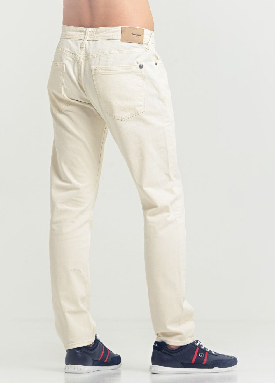 Молочные джинсы Pepe Jeans