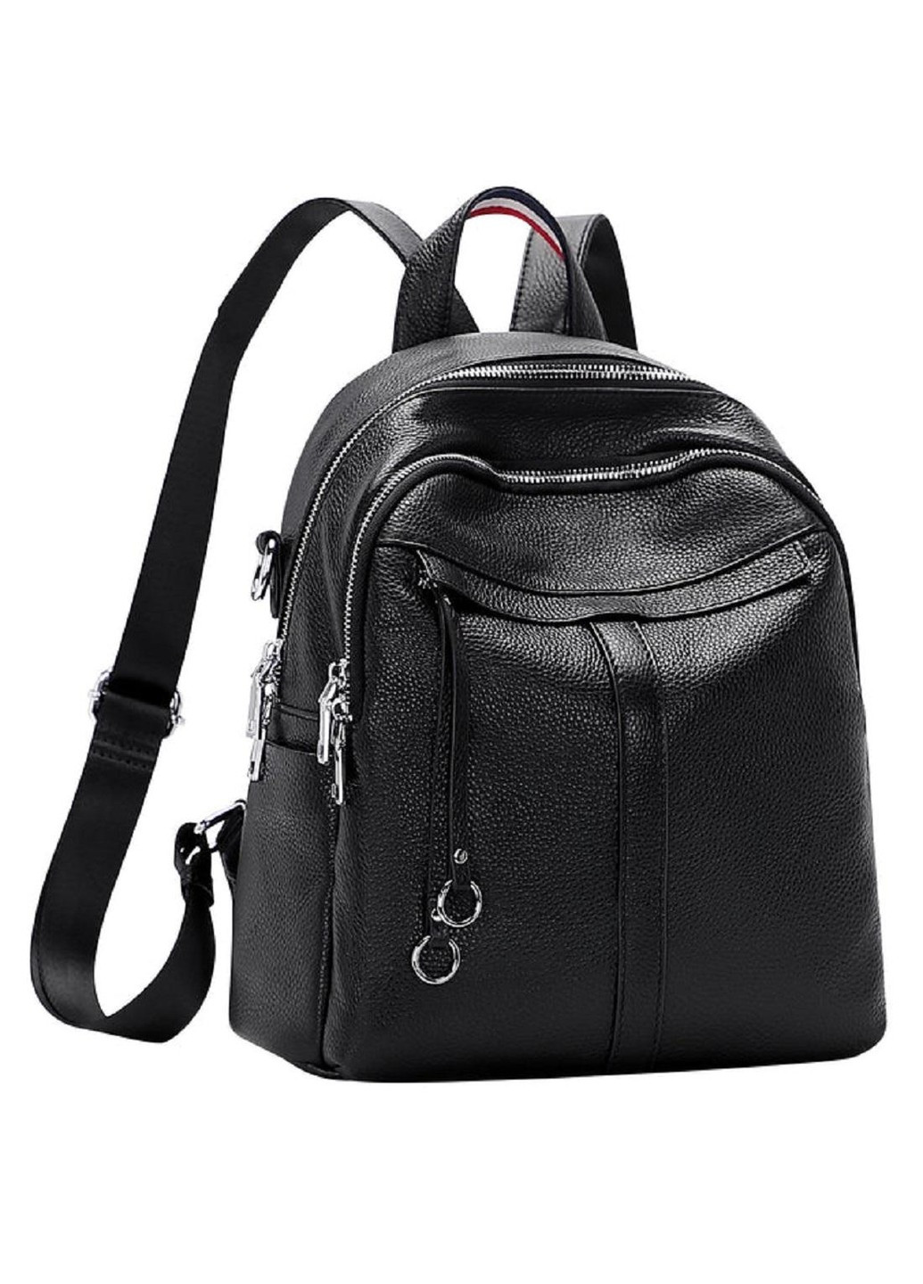 Женский кожаный черный рюкзак F-FL-NWBP27-1138A Olivia Leather (277963213)