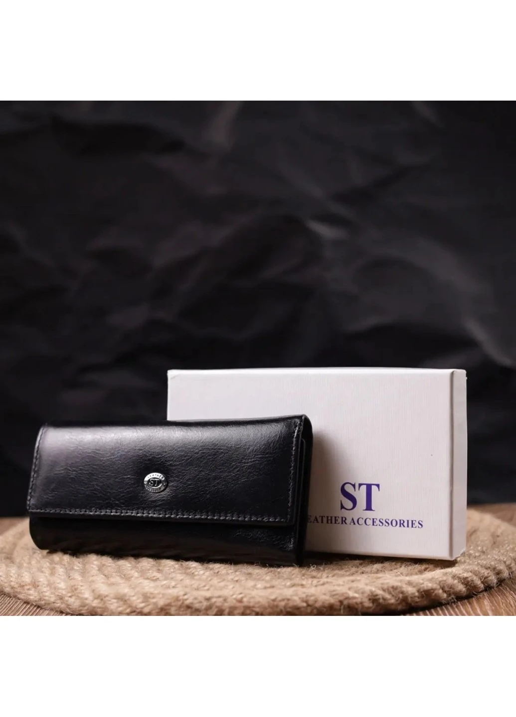 Чоловічий шкіряний гаманець ST Шкіра 19415 ST Leather Accessories (262533198)