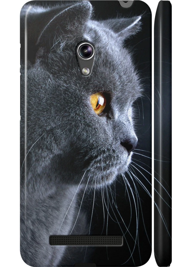 3D пластиковий матовий чохол 'Гарний кіт' для Endorphone Asus Zenfone 5 (257790674)