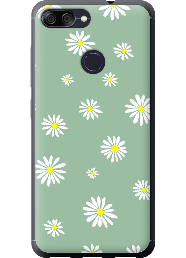 Силіконовий чохол 'Ромашки v4' для Endorphone Asus ZenFone Max Plus M1 ZB570TL (258088054)