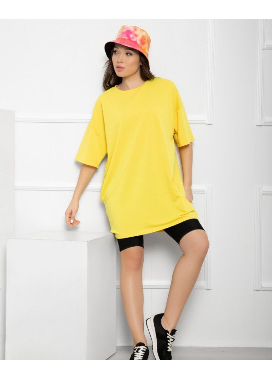 Жовта футболка 12594 жовтий ISSA PLUS