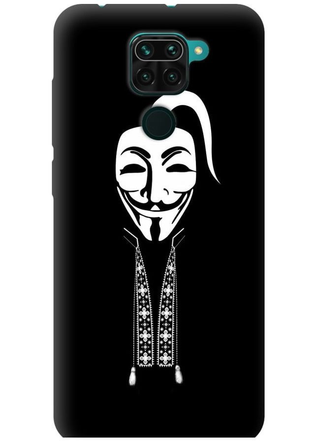 TPU чорний чохол 'Anonimus. Козак' для Endorphone Xiaomi Redmi Note 9 (269357475)