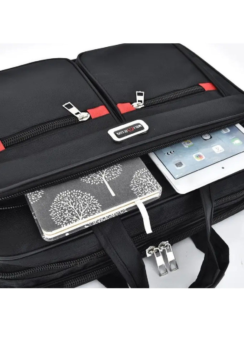 Конференц сумка портфель для документов ноутбука 40х30х12 см (473918-Prob) Черная Unbranded (256846923)