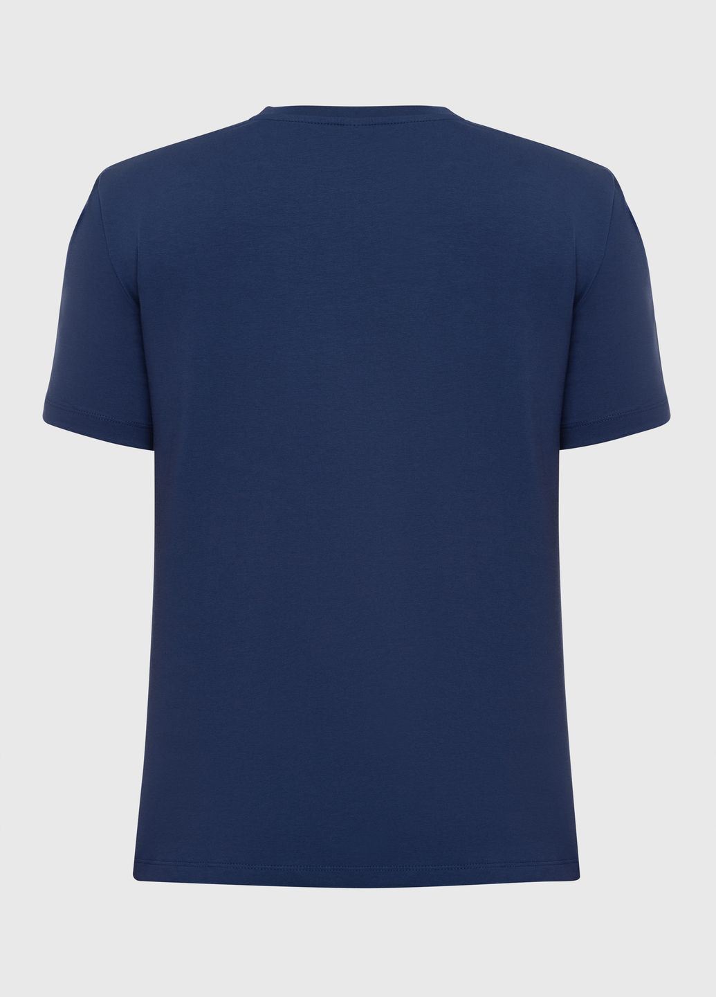 Синяя футболка мужская базовая, электрик German Volf