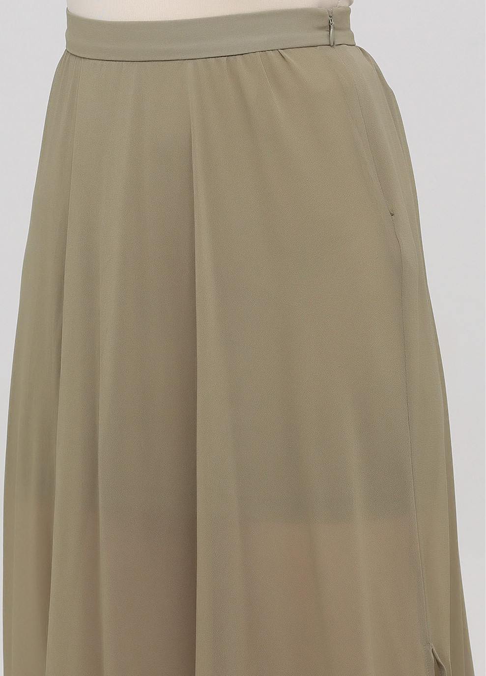 Оливковая (хаки) юбка Vero Moda