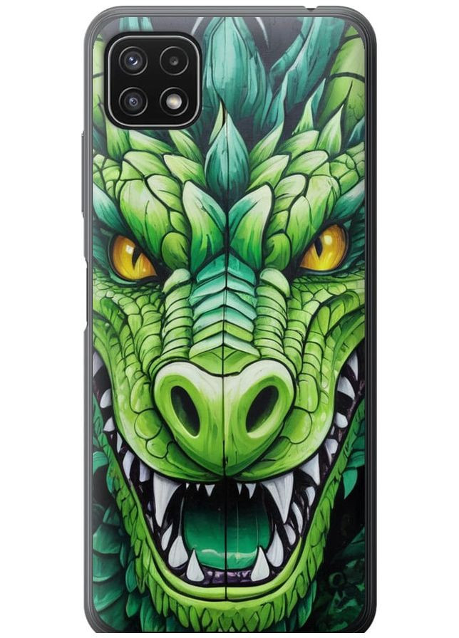 Силиконовый чехол 'Зелёный дракон' для Endorphone Samsung Galaxy A22 5G A226B (275458322)