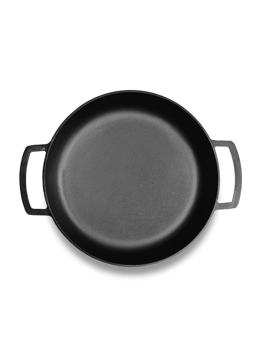 Жаровня чавунна з чавунною кришкою-сковородою 360 х 80 мм Brizoll (276390261)