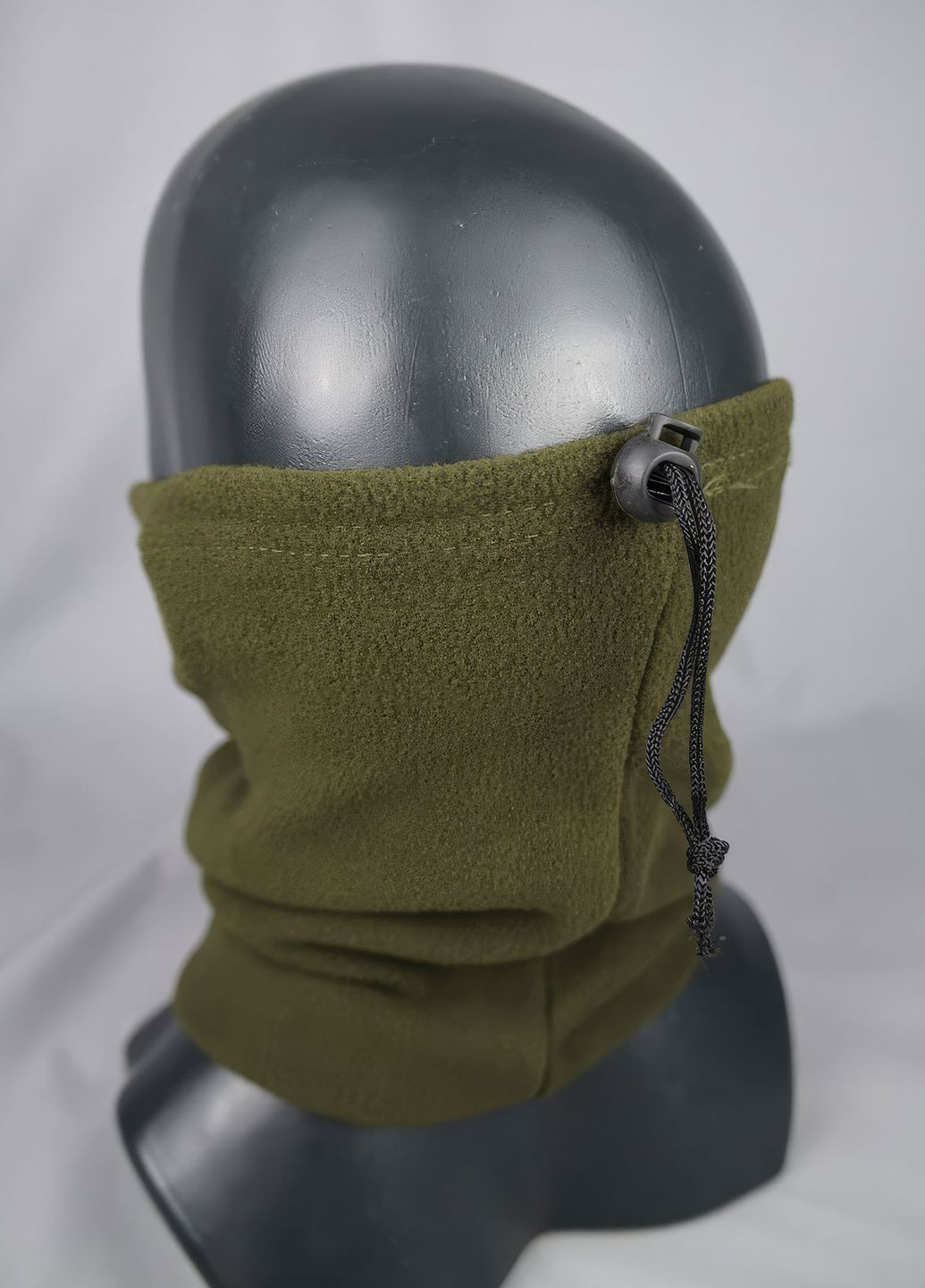 Зимовий флісовий шарф баф універсальний / хомут / тактична шапка для ЗСУ 9019 Хакі 67484 OnePro (268375244)