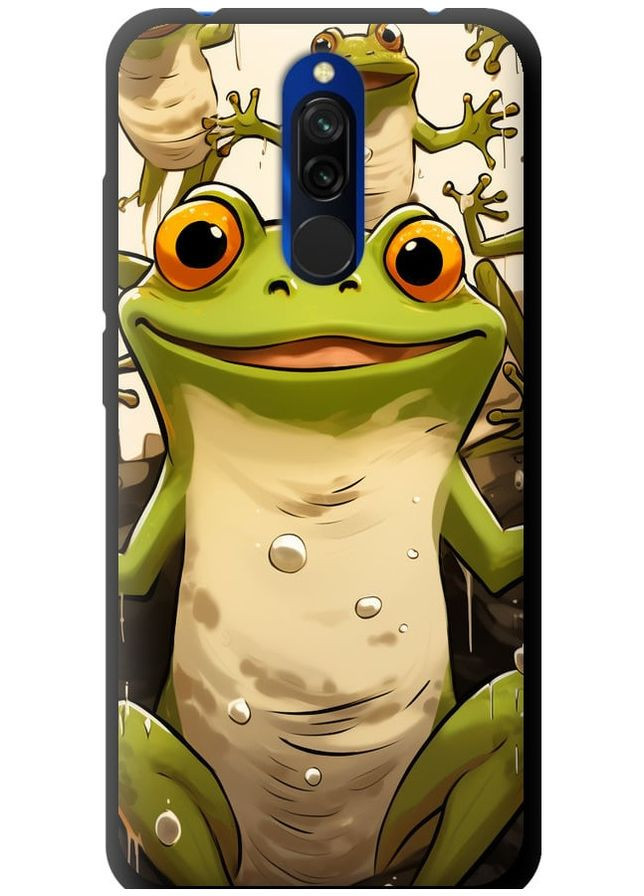 TPU чорний чохол 'Весела жаба' для Endorphone Xiaomi Redmi 8 (266906734)