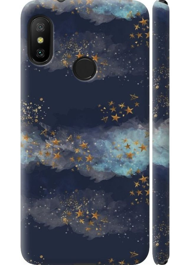 3D пластиковий матовий чохол 'Ніч золоті зірки' для Endorphone Xiaomi Redmi 6 Pro (276395632)
